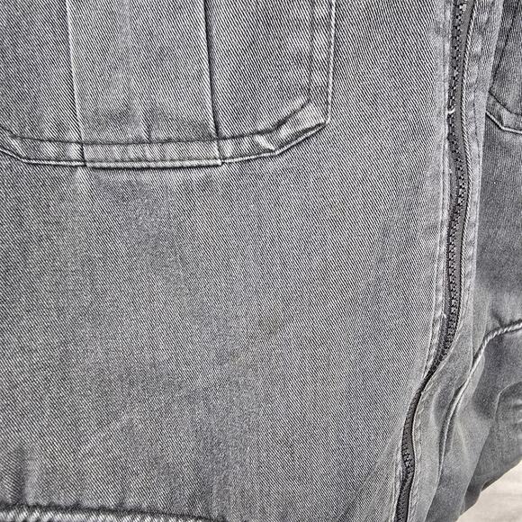 Fox Racing Hooded Jacket Mens Medium Gray Embroidered Vtg Y2K Motocross - Picture 12 of 15